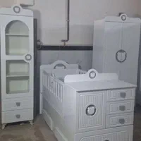 پاندا کمد و تخت و بوفه