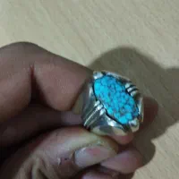 انگشتر فیروزه چهار مهر