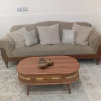 یه مبل سه نفره به همراه جلو مبلی|مبلمان خانگی و میز عسلی|گلستان (تهران), |دیوار