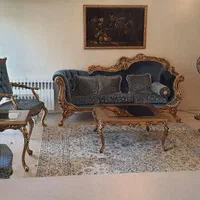 ست مبلمان ۷ نفره استیل با میز نهار خوری ۶ نفره|مبلمان خانگی و میز عسلی|تهران, نیاوران|دیوار