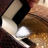 انگشتر دستساز نقره بانگین در آفریقایی(کوارتز سفید)|جواهرات|تهران, سنائی|دیوار