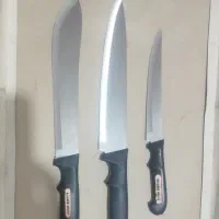 چاقوی استیل آشپزخانه درجه 1 سه عددی|ظروف پخت‌وپز|نوشهر, |دیوار