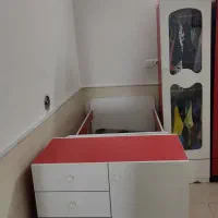 تخت و کمد کودک و نوجوان|تخت و سرویس خواب|سرخه, |دیوار
