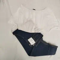 انواع لباس شلوار شافل.مام .پارچه ای . تاپ مجلسی|لباس|اصفهان, پروین|دیوار