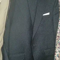 کت وشلوار وجلیقه خاویاری رنگ سبز یشمی