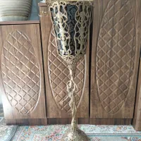 سطل و جا دستمالی برنزی