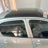 207دنده ای TU5pنقره ای متالیک رینگ فولاد سقف شیشه|خودرو سواری و وانت|ارومیه, |دیوار