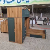 تخت دو طبقه نوجوان مدل آراد همه کاره کلاسیک|تخت و سرویس خواب|مشهد, خلق آباد سفلی|دیوار