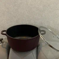 قابلمه چدن گرانیت نو۵نفره|ظروف پخت‌وپز|شیراز, شهرک مدرس|دیوار