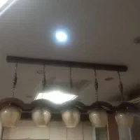 چوب شیشه حباب ریل خطی کلکسیون عتیقه اپن نهار