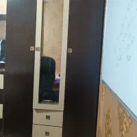 تخت بزرگسال با تخت مهمان  با کتابخانه  دراور اینه|تخت و سرویس خواب|ری, شهرری|دیوار