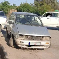 فروش پراید 141i نقره ای متالیک تصادفی مدل ۸۸|خودرو سواری و وانت|ساری, |دیوار