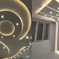 طراحی بازسازی دکور داخلی کناف نقاشی..حتی از دم قسط|خدمات پیشه و مهارت|قزوین, |دیوار