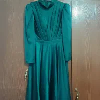 لباس مجلسی سبز لاکچری|لباس|تهران, فرودگاه مهرآباد|دیوار