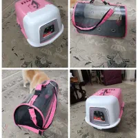 ظرف خاک مسقف جورج و کیف حمل گربه