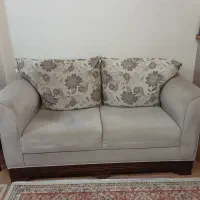 مبل راحتی ۷ نفره با چوب نراد|مبلمان خانگی و میز عسلی|رشت, معلم|دیوار