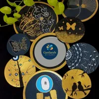 دیوارکوب سفالی با طرح و رنگ دلخواه شما