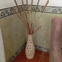 گل گلدان سفالی