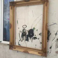 قاب چوبی قدیمی منبت
