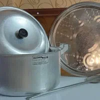 سینی استیل بزرگ نو سایز ۶۰ سانت|ظروف سرو و پذیرایی|مشهد, امیریه|دیوار