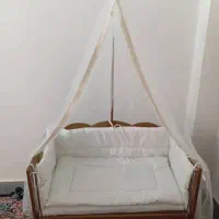 تخت خواب کودک و گهواره کنار مادر|تخت و سرویس خواب|بندر گناوه, |دیوار