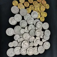 100 عدد سکه کلکسیونی شاهی|کلکسیون سکه، تمبر، اسکناس|بم, |دیوار