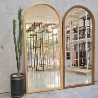 آینه قدی دور چوبی،ایینه قدی تمام چوب روس|آینه|خمینی‌شهر, |دیوار