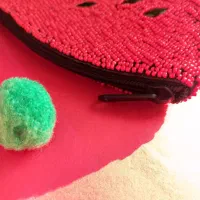 کیف هندوانه ای دست دوز|کیف، کفش، کمربند|تهران, شهرک استقلال|دیوار