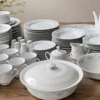 سرویس چینی دلوکس چین  Deluxe (۱۲ نفره )