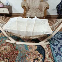 گهواره تاشو چوبی