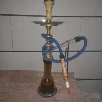 قلیان برنجی تنه سنگین دوسیب