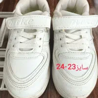 کتونی بچه،سفید،جنس خوب.سه عدد.