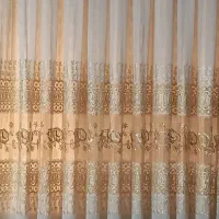 دو عدد پرده گیپور بسیار شیک و زیبا