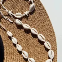 ست صدفی گردنبند ودستبند