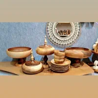 ظروف چوبی  من و تو|ظروف سرو و پذیرایی|دوگنبدان, |دیوار