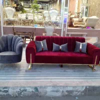 مبلمان راحتی صدفی|مبلمان خانگی و میز عسلی|ایوانکی, |دیوار