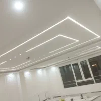 برق کشی و نور پردازی سقف و نما ساختمان