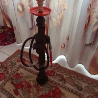 قلیان نونو چوب گردو700ت فقط پول تن گذاشتم روش