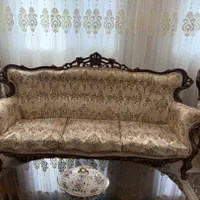 مبل استیل و میز ناهار خوری ۸ نفره در حد نو|مبلمان خانگی و میز عسلی|کرج, شهرک ولیعصر|دیوار
