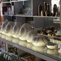 چینی و سرامیک لوستر آباژور وقطعات لوستر