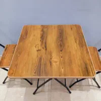 میز و صندلی تاشو چوبی(کافه.فست فود.ویلا)|میز و صندلی غذاخوری|رشت, سعدی (تختی)|دیوار