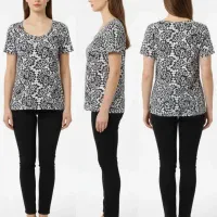 تی شرت زنانه گیاهی خنک و لطیف/ تخفیف ، روز مادر|لباس|تهران, مهرآباد|دیوار