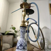 قلیون عتیقه برنجی 10ساله سالم