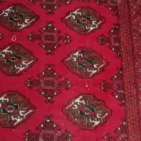 دو عدد فرش ۶ متره و یک ۹ متره دستباف ترکمنی