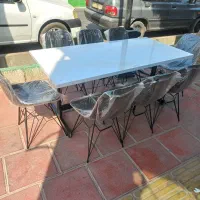 ست میز و صندلی مدرن فلزی علوی|کافی‌شاپ و رستوران|ری, صالح‌آباد شرقی|دیوار