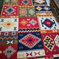 فرش گلیم طرح کوکب