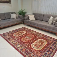 فرشینه زمینه لاکی سنتی|فرش|اراک, |دیوار