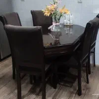 فروش میز ناهار خوری ۶ نفره چوبی