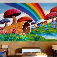 نقاشی مدارس|خدمات پیشه و مهارت|جهرم, |دیوار