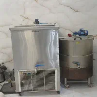 پاتیل دوجداره و شیر سرد کن